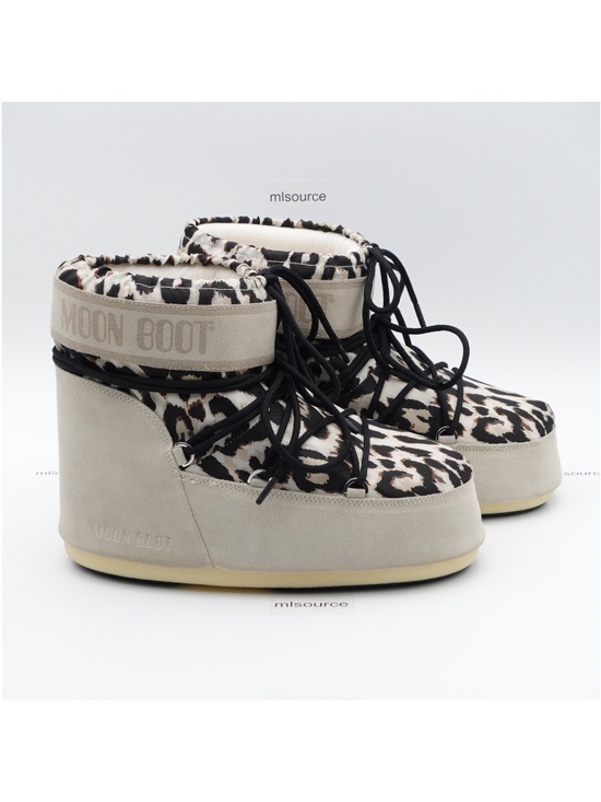 NEW Moon Boot Icon Low Suede Snow Boot Leopard main image 10